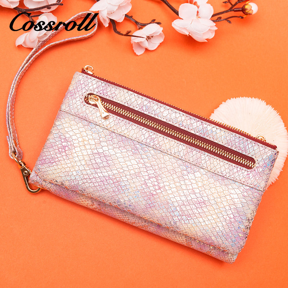 A taste for life: women's leather wallets made of the finest materials for a unique and glamorous look