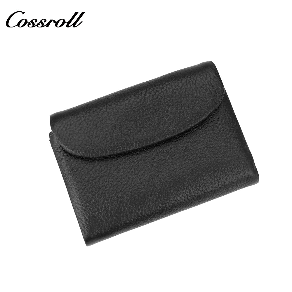 Genuine leather wallet short style fashionable women's soft leather texture clutch retro wallet