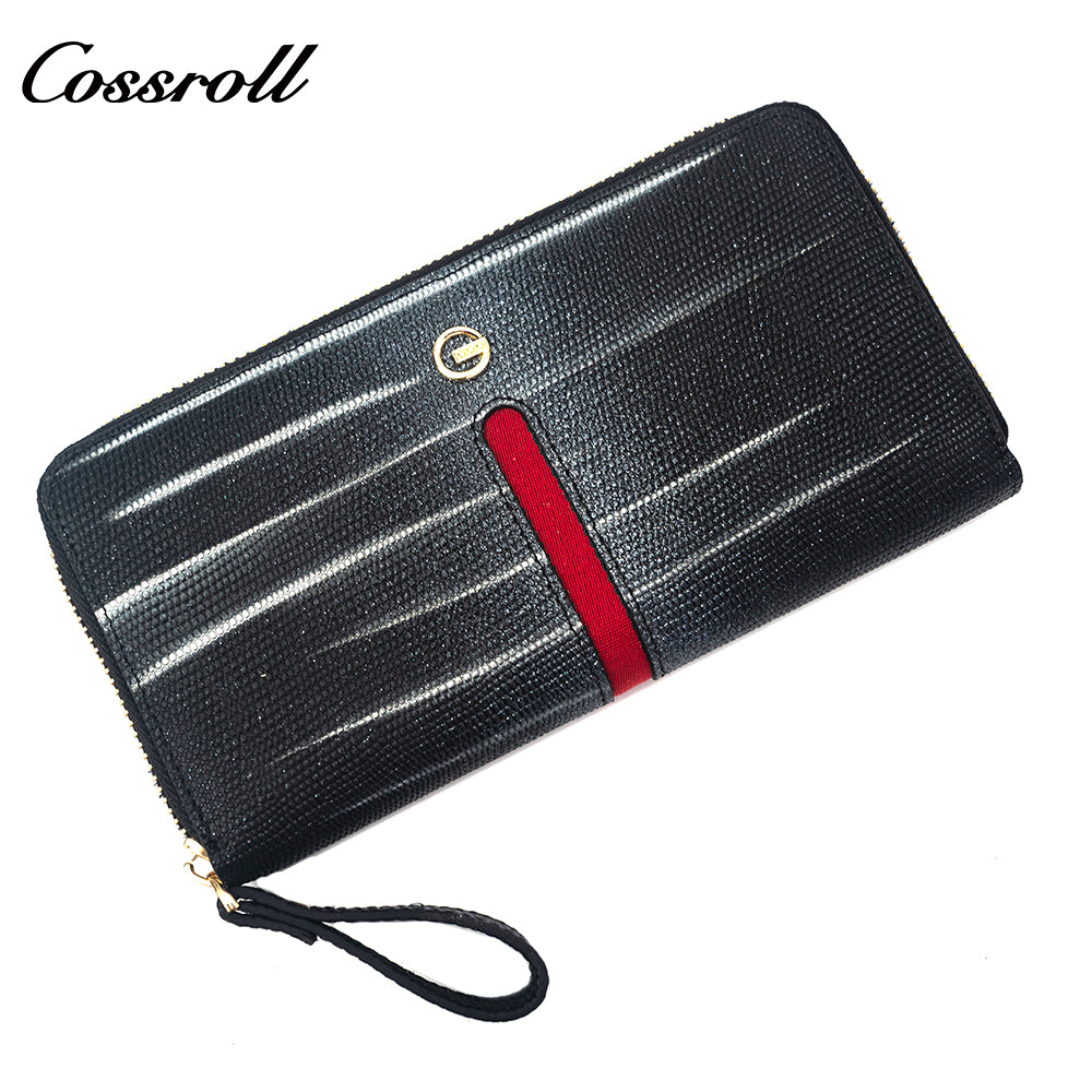 Most Popular best brand leather long wallet female Genuine Leather