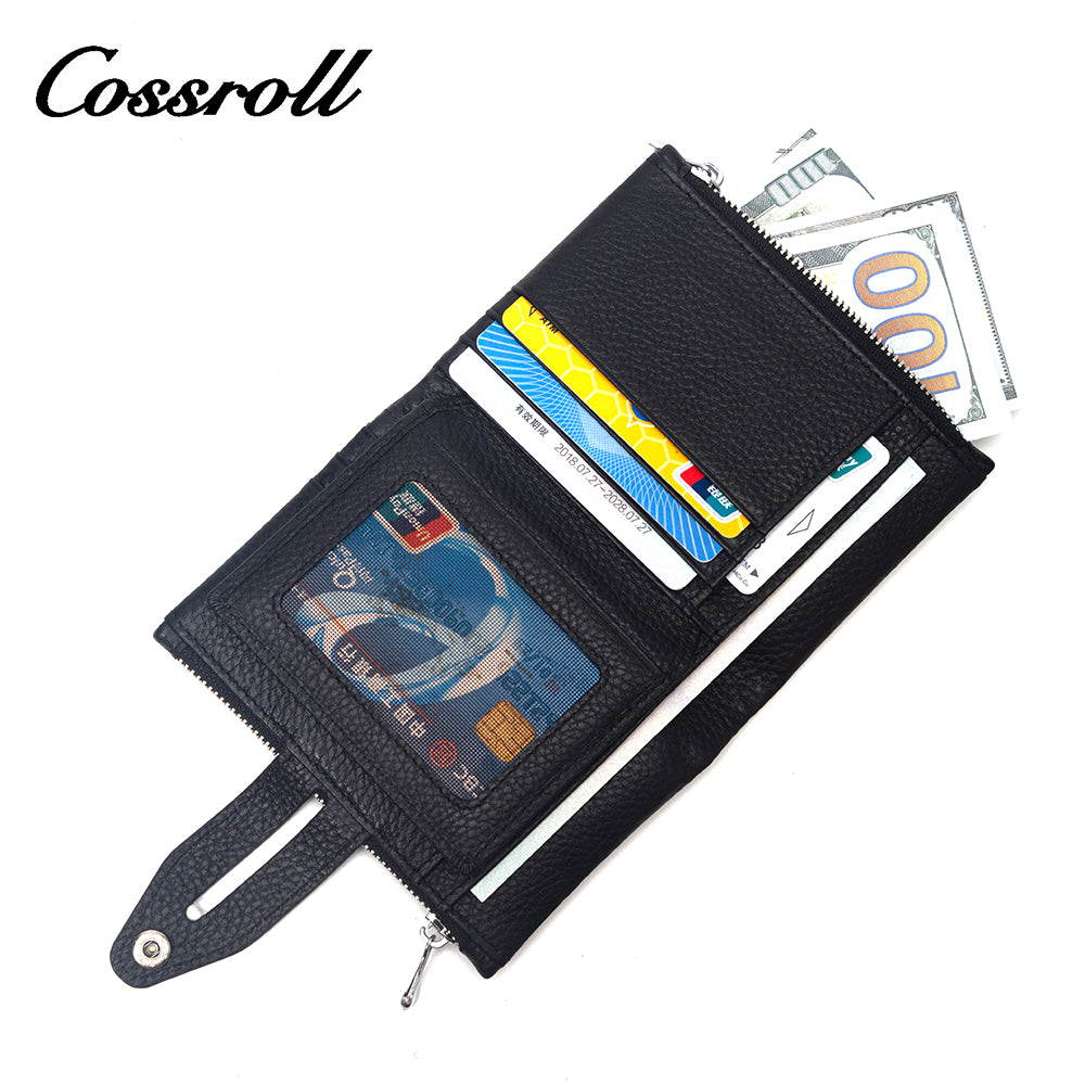 New Trend genuine leather wallet mens card Wallet For Wholesales