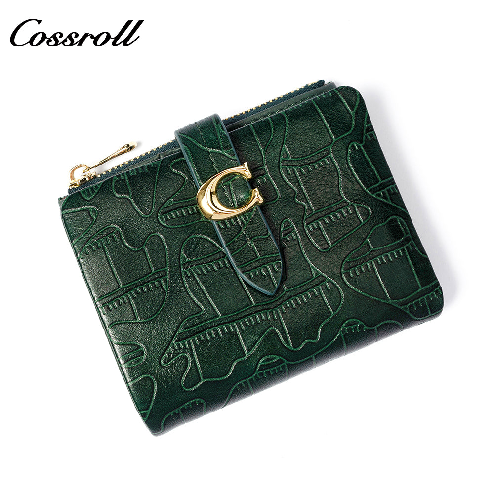 Best Selling leather luxury women small wallet Genuine Leather