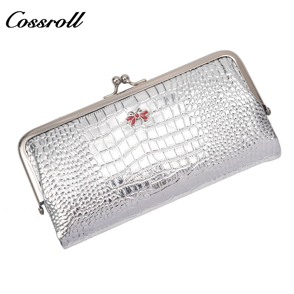 High Quality Wholesale leather luxury crocodile texture Genuine Leather