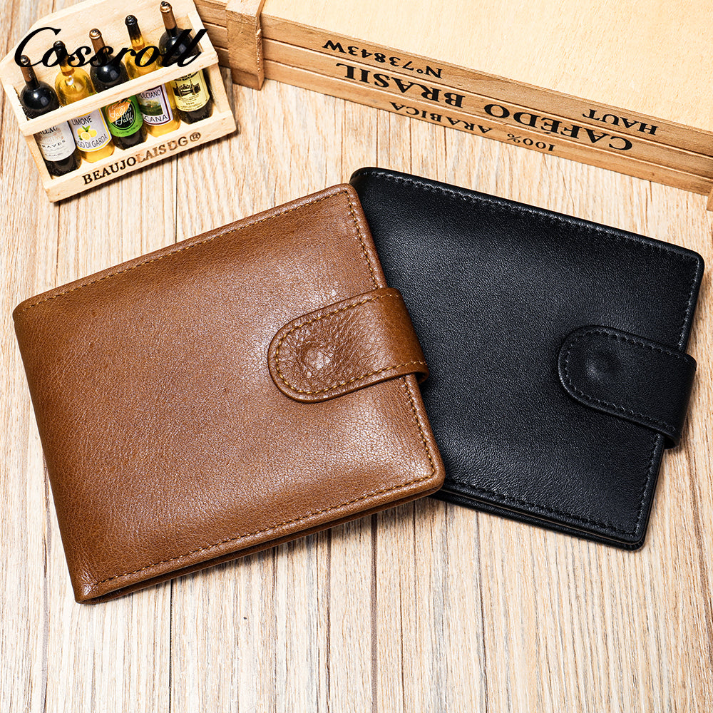 Vintage Cowhide Wallet Men's Genuine Leather Money Clip Multifunctional Head Layer Cowhide