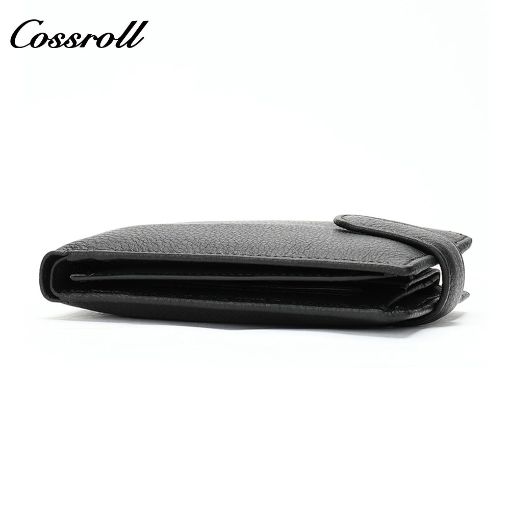 Hot men's wallet fashion short wallet soft leather money clip plus enclosure large capacity
