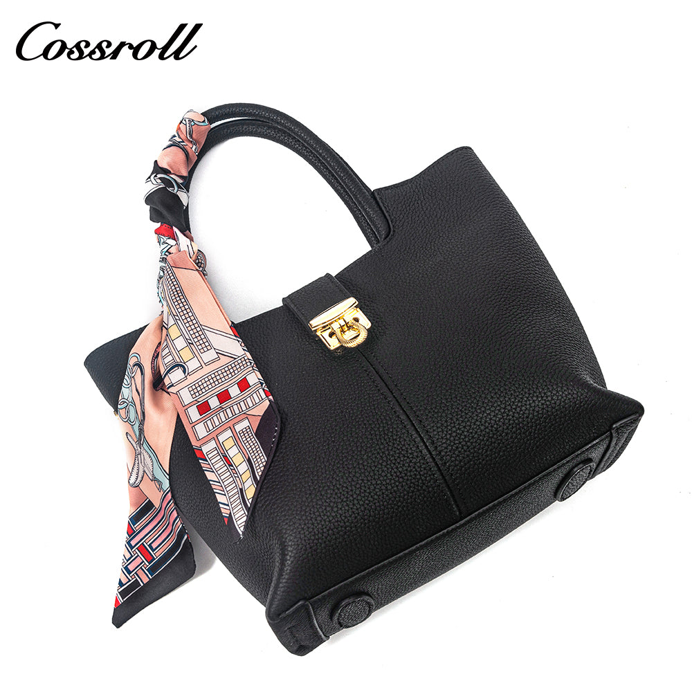 2024 New Fashion Single Shoulder Crossbody Bag Versatile Niche Silk Scarf Women's Handbag Bucket Bag Best Selling Style