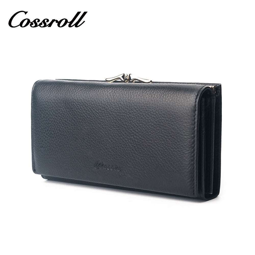 Women Thick Leather Long Wallets With Card Slots