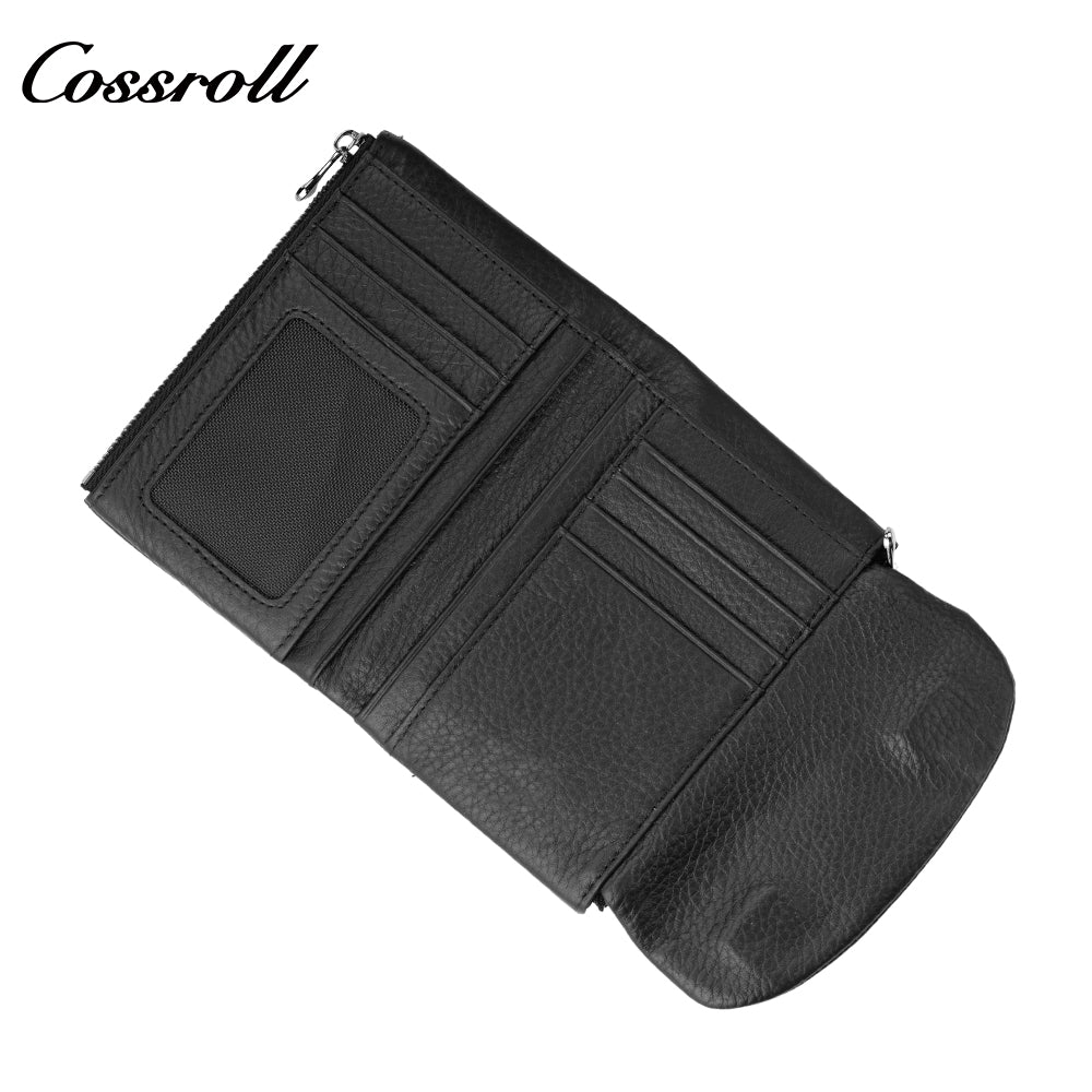 Genuine leather wallet short style fashionable women's soft leather texture clutch retro wallet