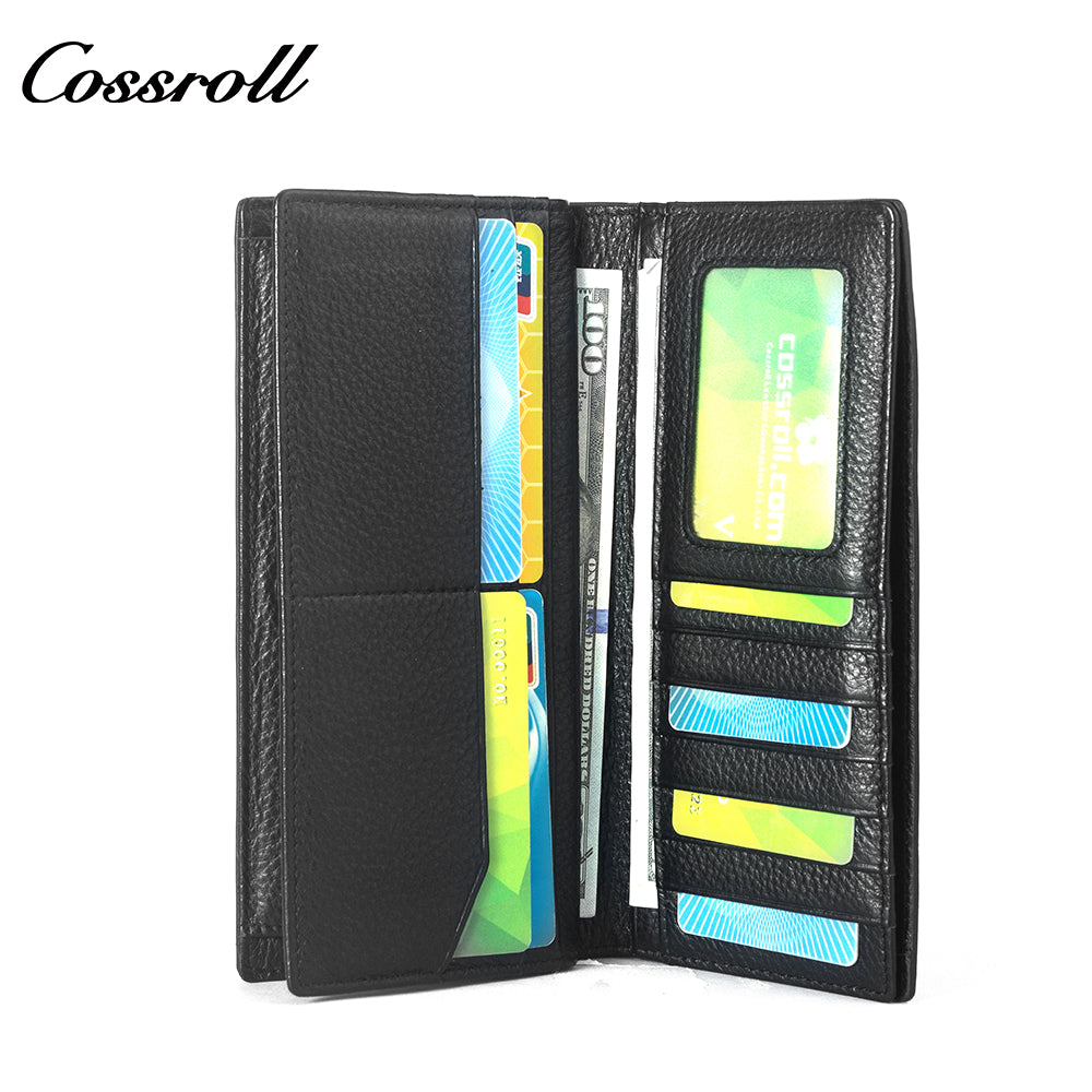 Europe and the United States three fold crocodile leather wallet women's long money clip multi-card wallet manufacturers customized patent leather