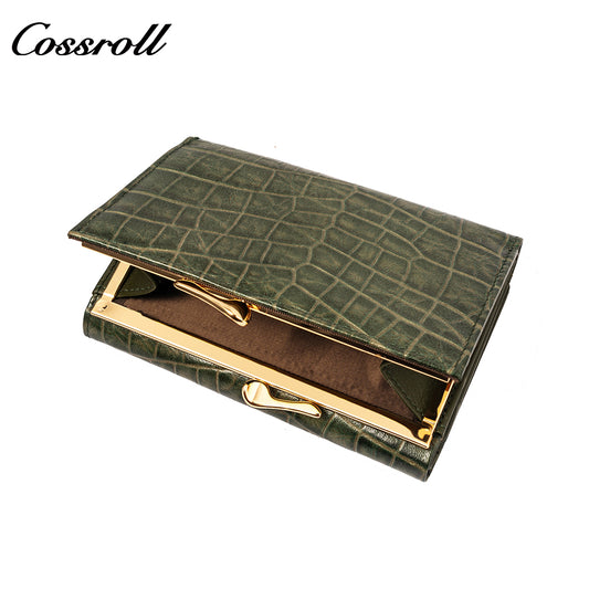 Niche wallet High texture trend women's clutch wallet foreign crocodile fashion purse