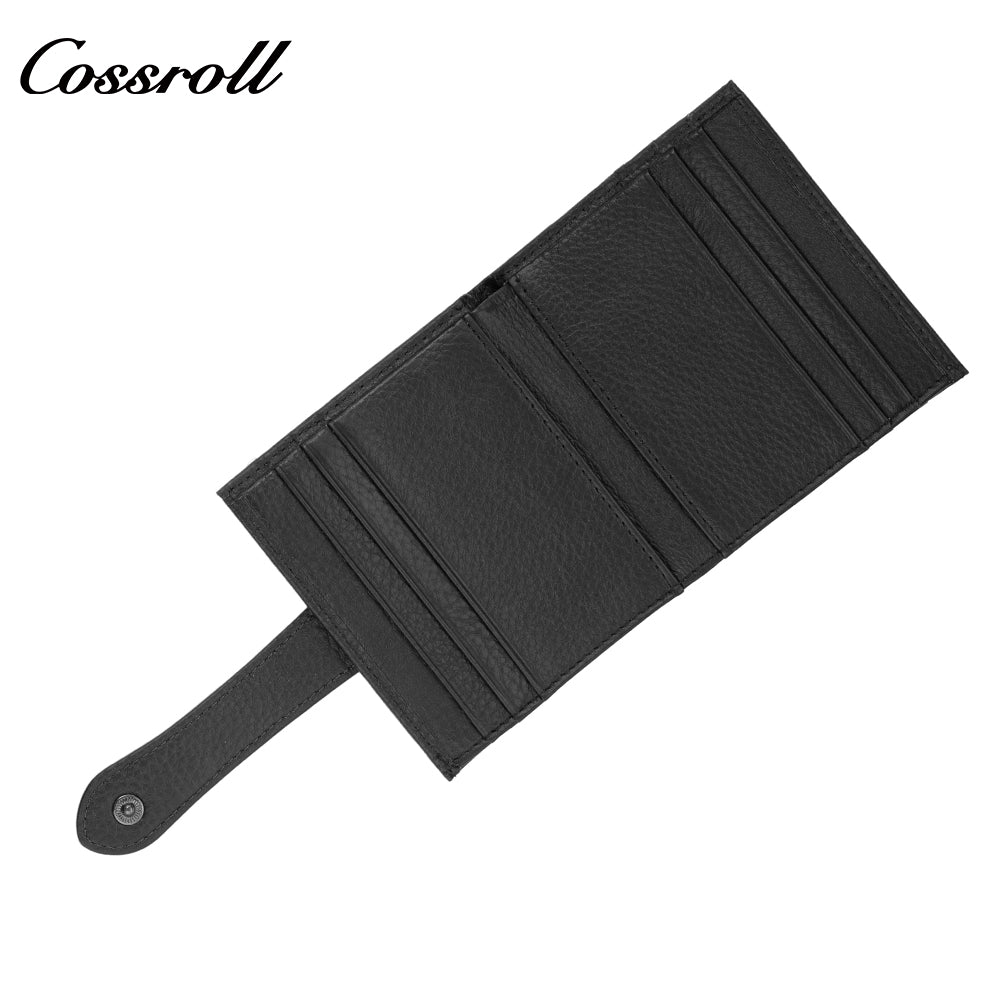 Women's genuine leather business card holder ID card holder credit card holder work ID holder wallet