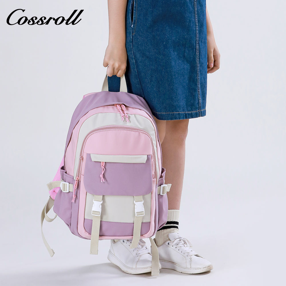 Large capacity high middle school female shoulder bag travel schoolbag