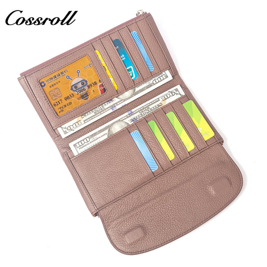Best Selling Quality manufactory leather new wallet crocodile texture patent leather