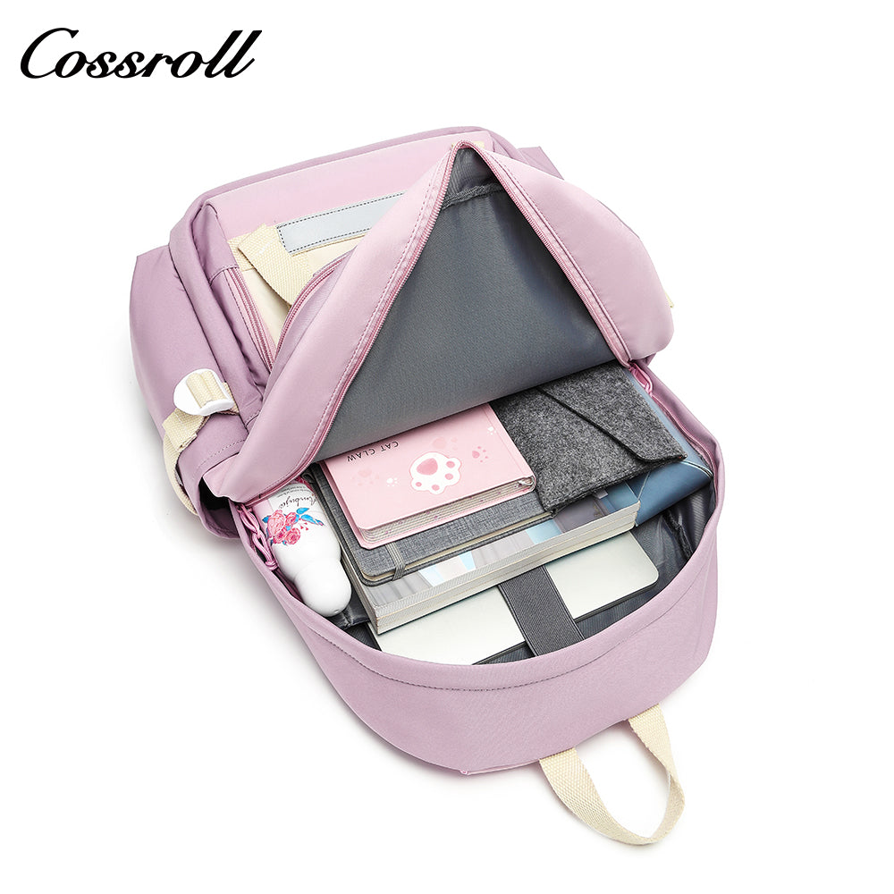 Shoulder bag female middle school lightweight college students schoolbag large capacity leisure fashion