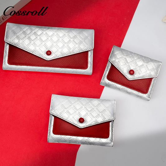 Best Selling leather luxury women small wallet Genuine Leather