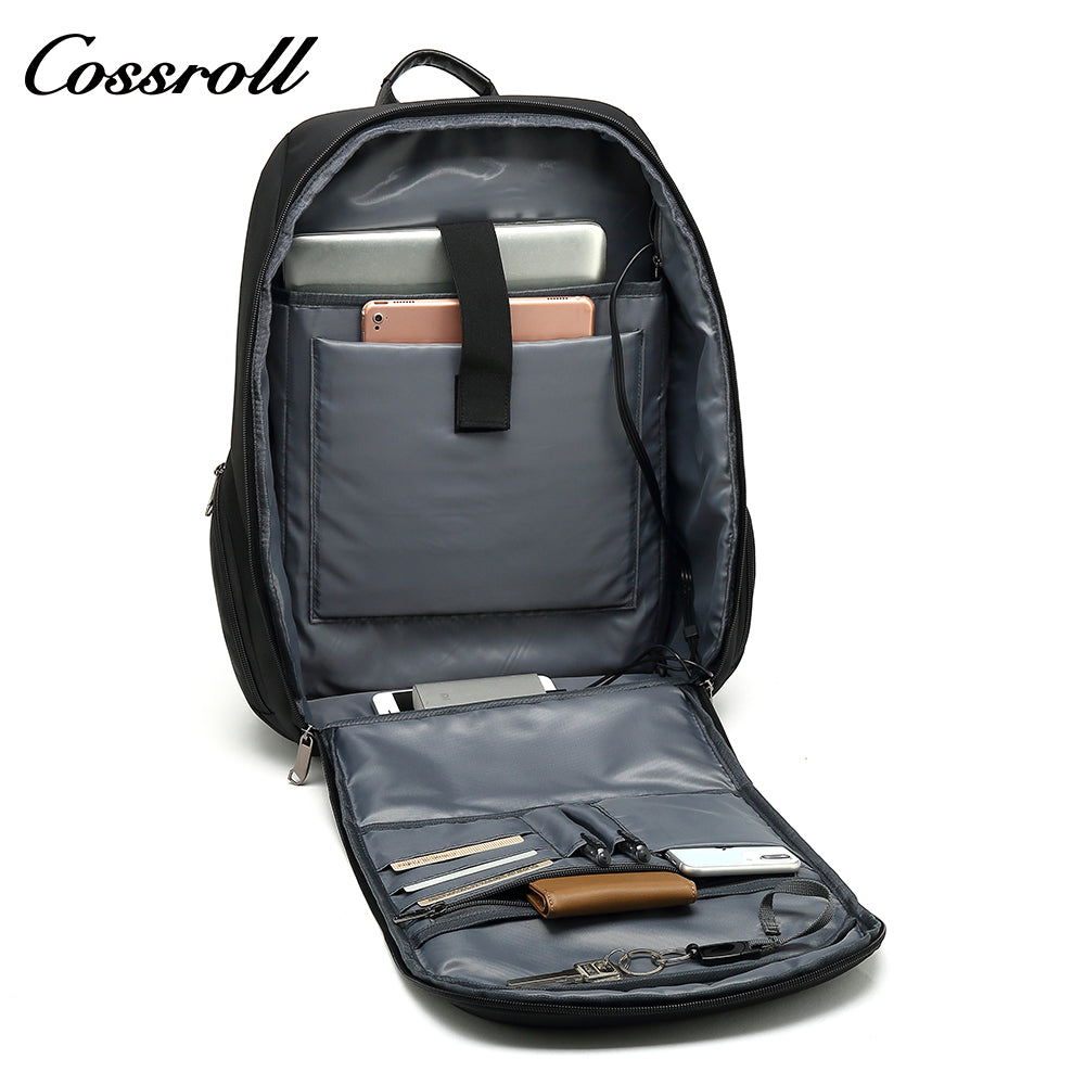 Casual Travel Waterproof Shoulder Bag Men USB Business Luggage Computer Double