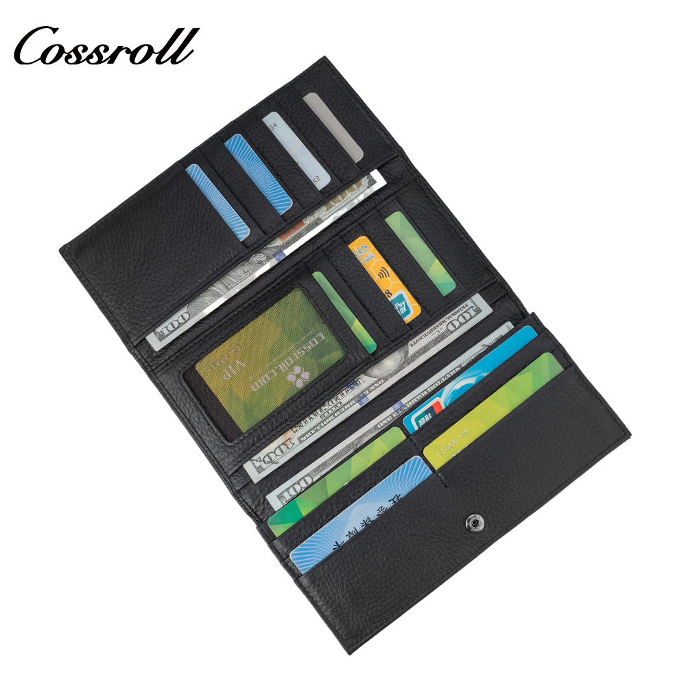 Factory direct supply foreign trade hot sale short men's wallet leather wallet