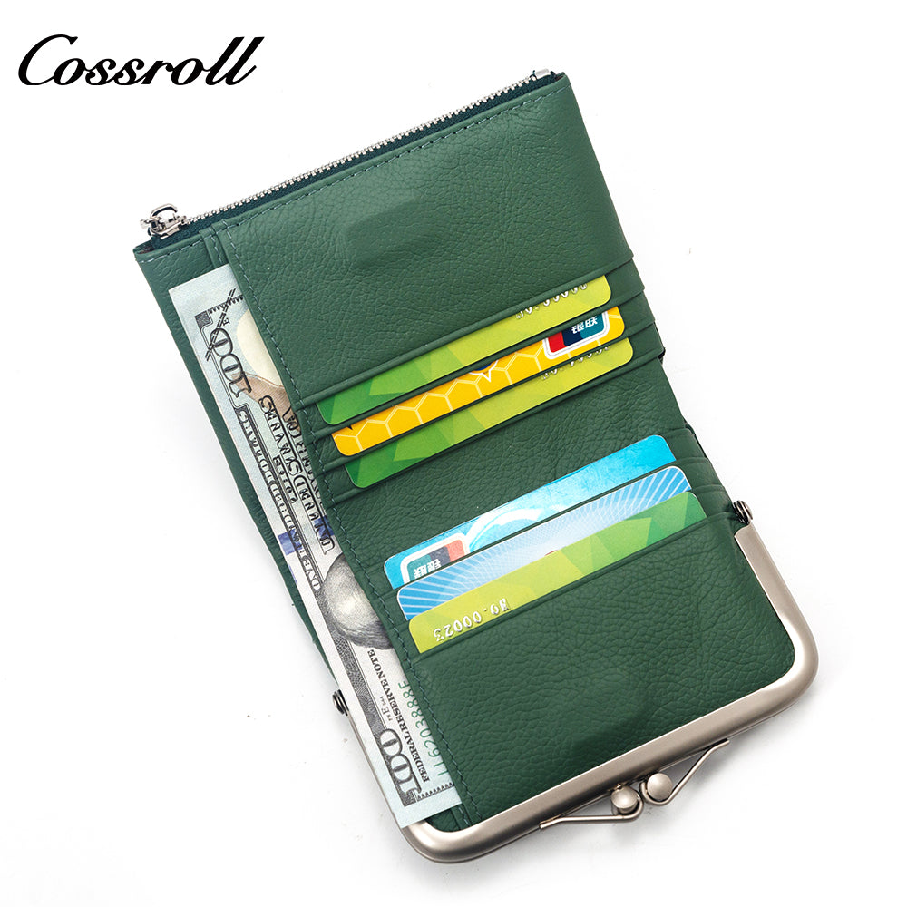Most Selling Products cowhide wallet crocodile texture patent leather