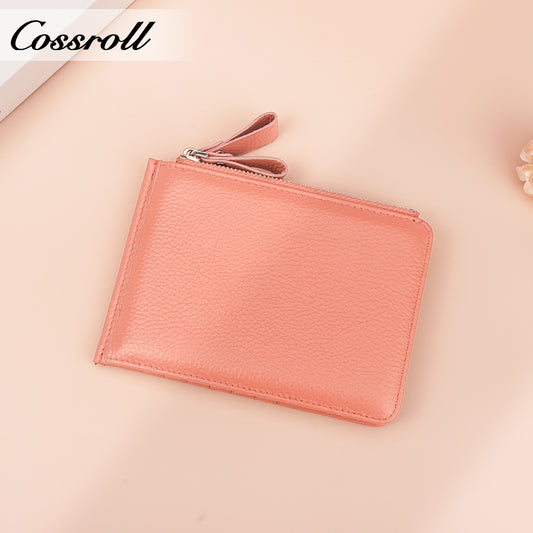 High Quality Cheap Price imperial leather geniune leather wallet  Lychee leather