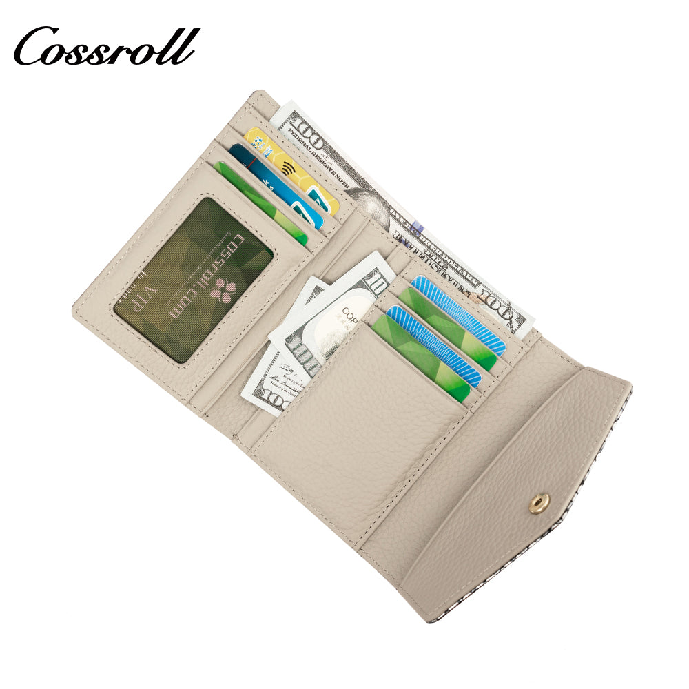 Cross-border explosive Korean envelope card bag wallet snake leather large capacity wallet