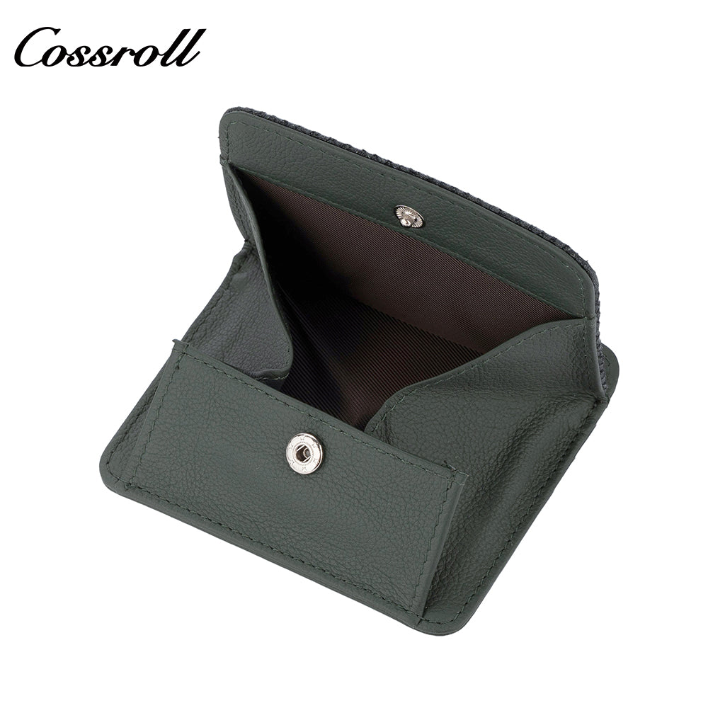 Women's wallet genuine leather European and American fashion vintage card holder coin case