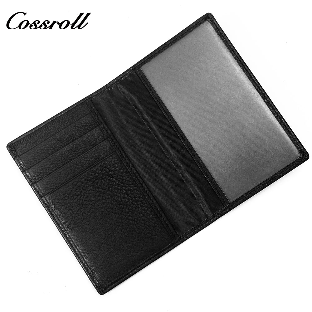 China Big Factory Good Price best quality genuine leather wallet Lychee leather