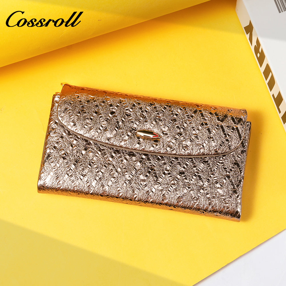 Best Selling leather luxury women small wallet Genuine Leather