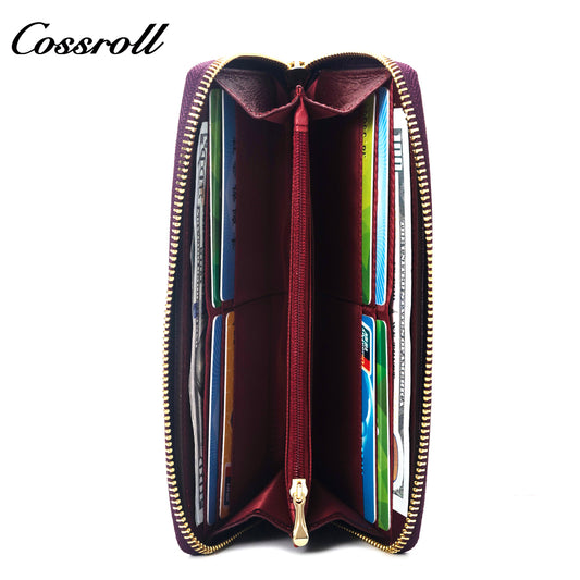 Hot Sale & High Quality Customized for women geniune leather wallet