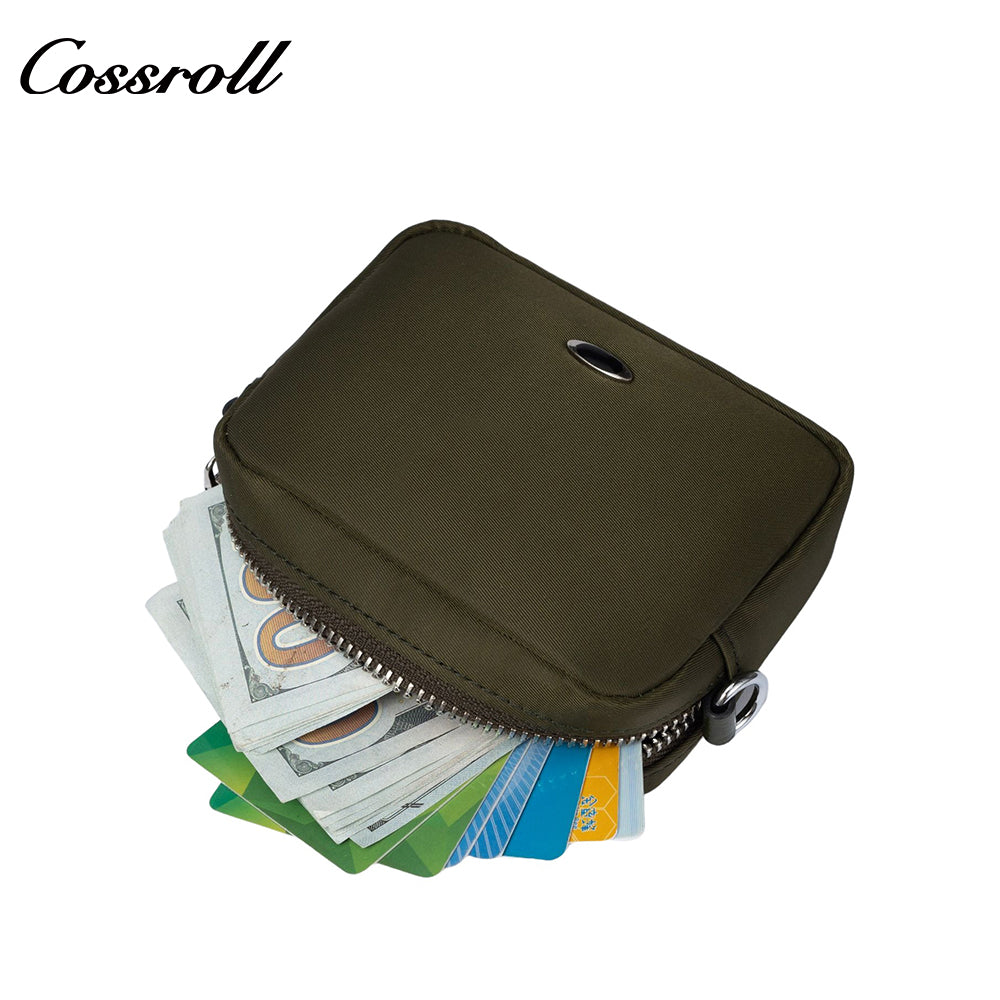 Simple small square wallet casual versatile ins style shoulder wallet lightweight sports style