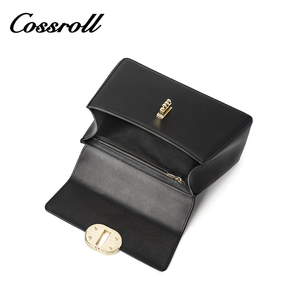 A fashionable woman's must-have: a genuine leather handbag