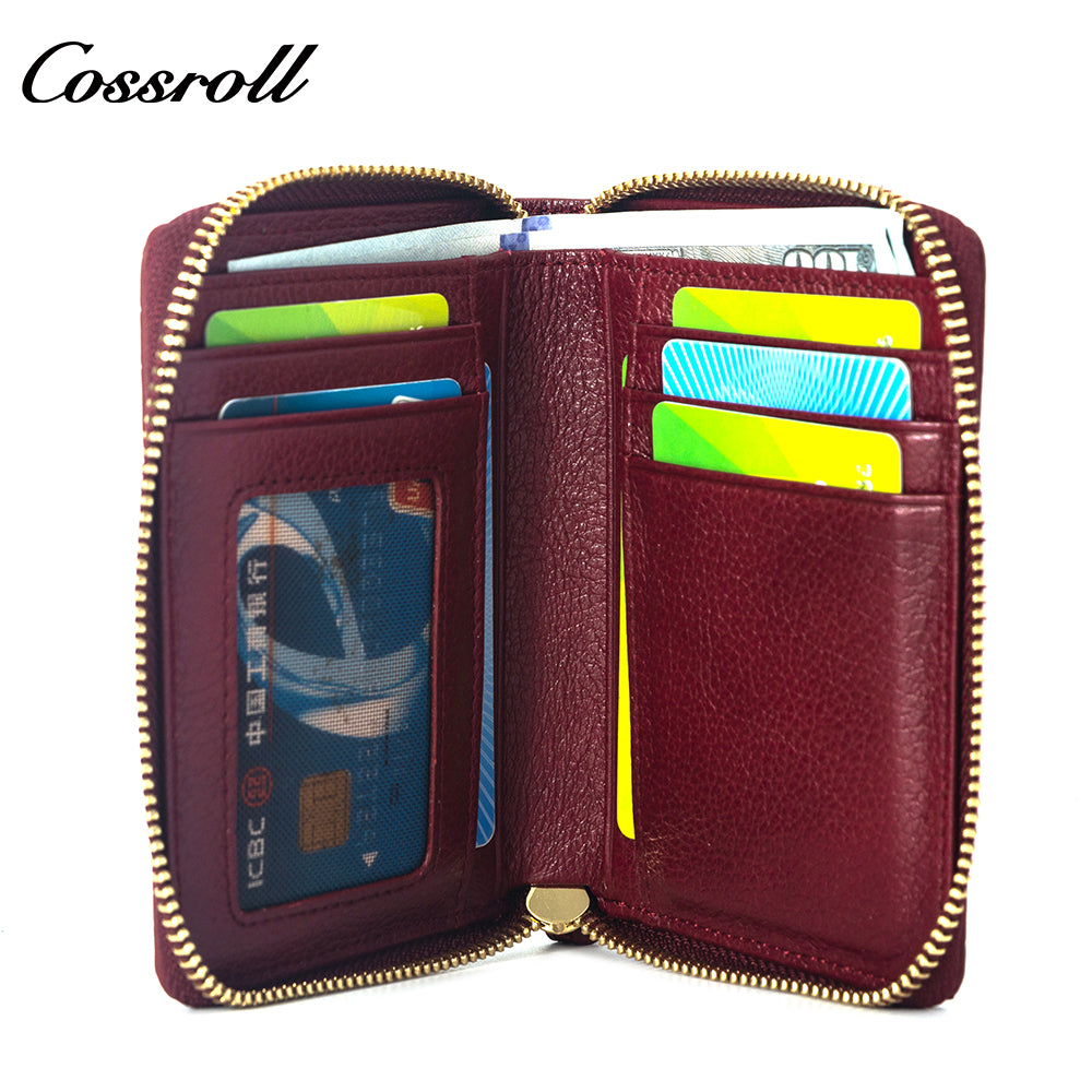 Factory Directly Supply Wallets for women crocodile texture patent leather