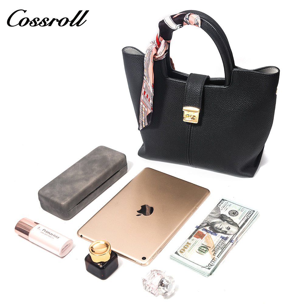 2024 New Fashion Single Shoulder Crossbody Bag Versatile Niche Silk Scarf Women's Handbag Bucket Bag Best Selling Style