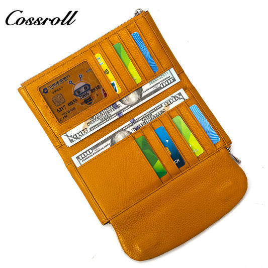 Most Selling Products manufactory for women geniune leather wallet