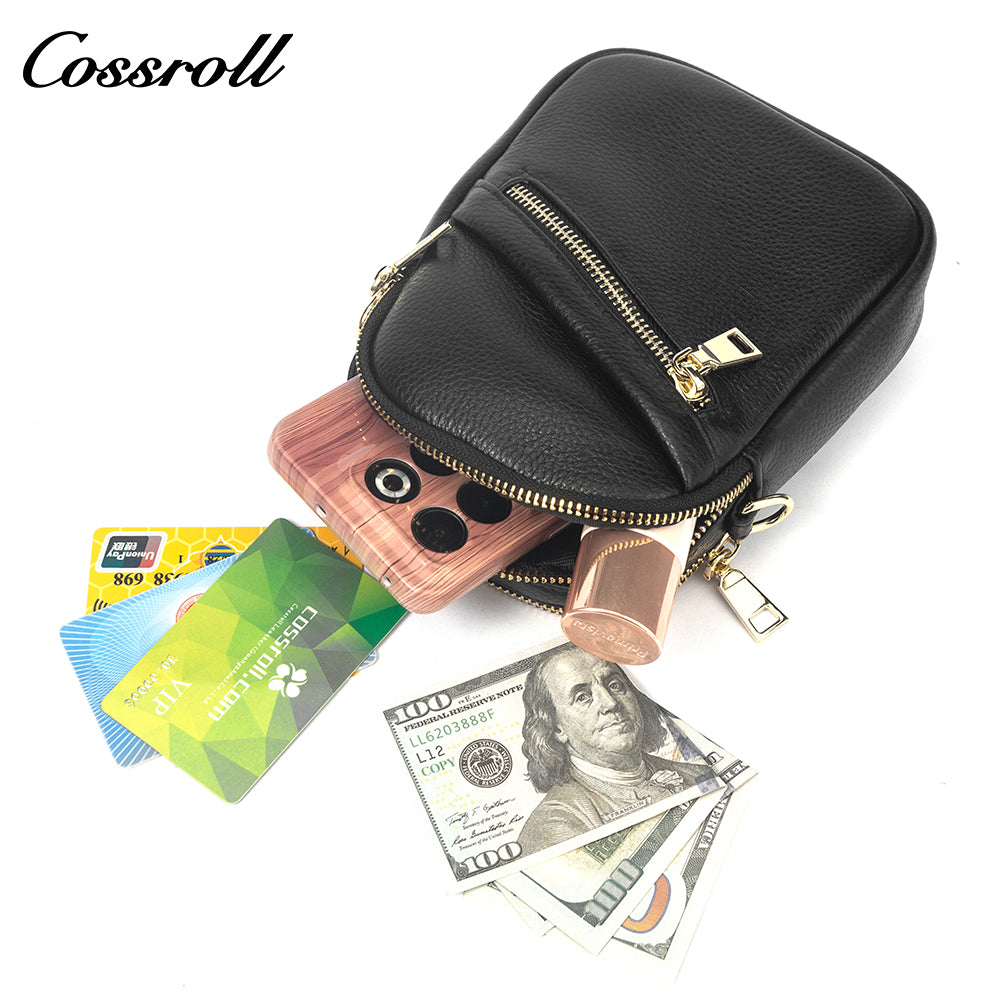 Long clutch wallet women luxury famous brand hone bag top-layer leather full grain leather