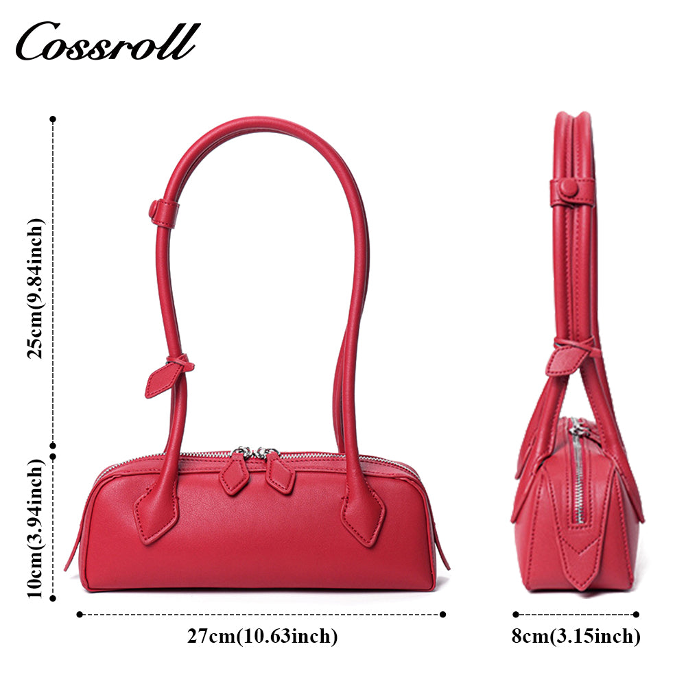 Cross Women's Bags 20205 New Weenie Bag Long Handle Baguette Bag Minority Retro Armpit Bag Ladies Tote Shoulder BagRAWomsstropitsn's