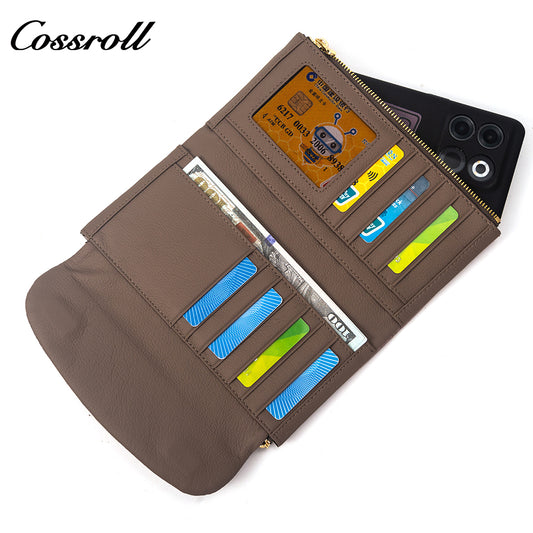 New Designed high women crocodile texture Genuine Leather