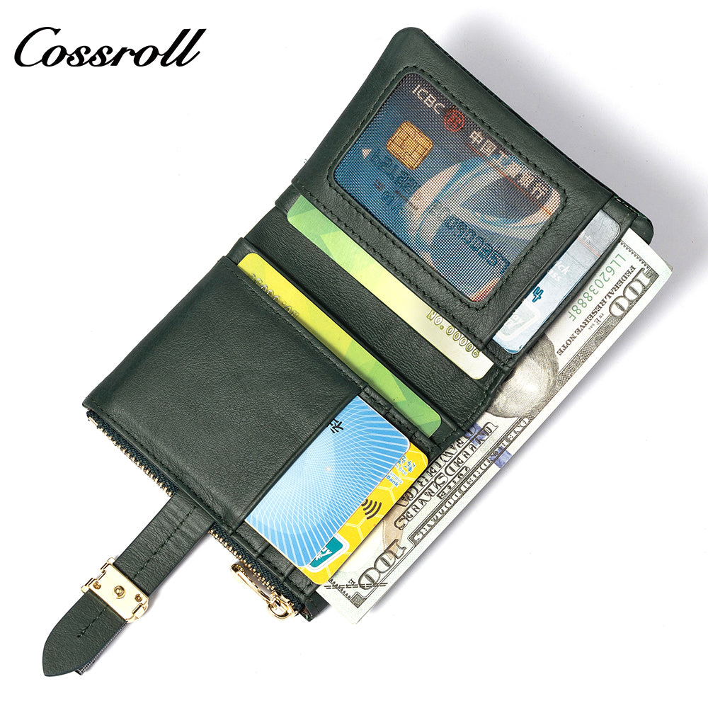 Best Selling leather luxury women small wallet Genuine Leather