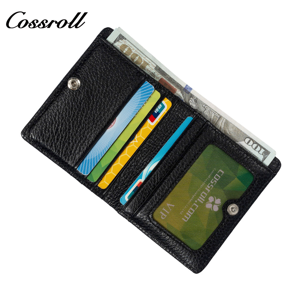 Trendy and Durable Genuine Leather Women's Wallets Women's Short classic