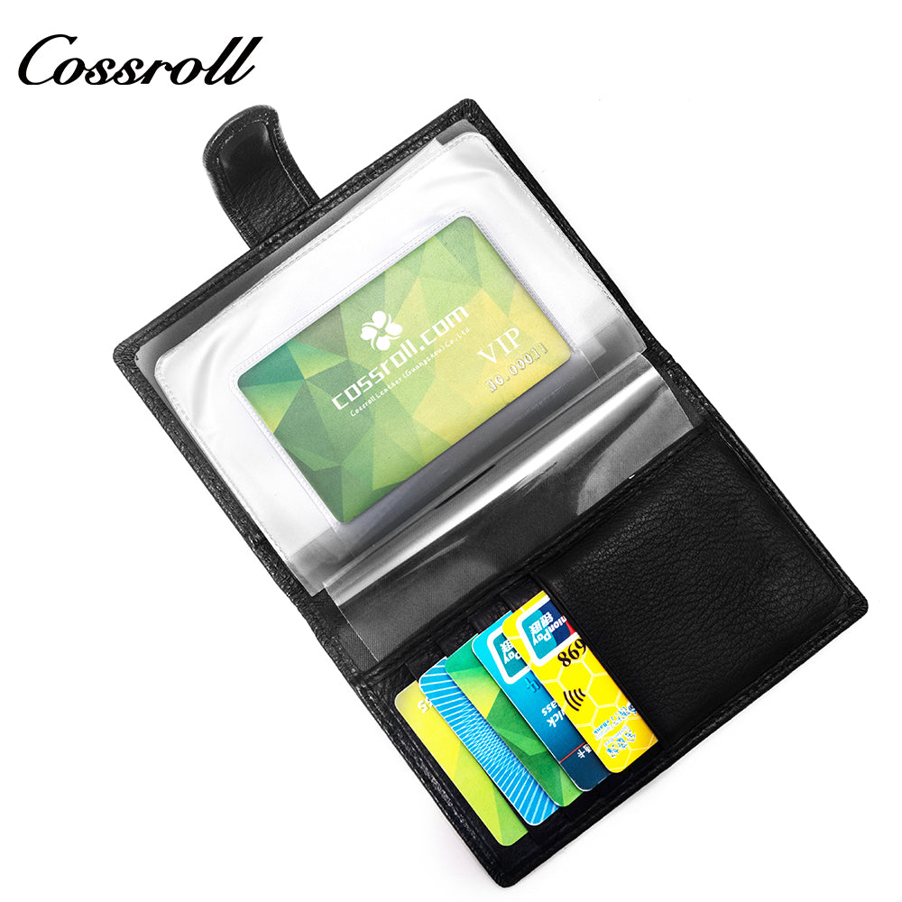 China Factory Promotion branded mens wallet men leather Lychee leather