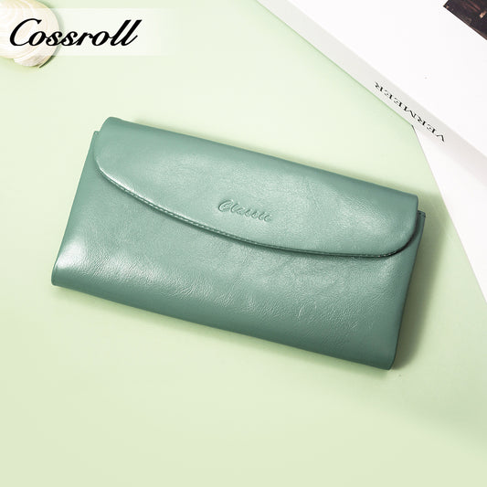Best Selling leather luxury women small wallet Genuine Leather