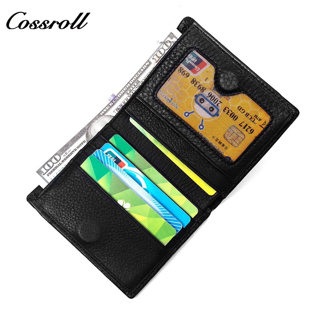 2024 New Genuine Leather Men's Wallet Short High-End Men's Wallet Best-Selling Style