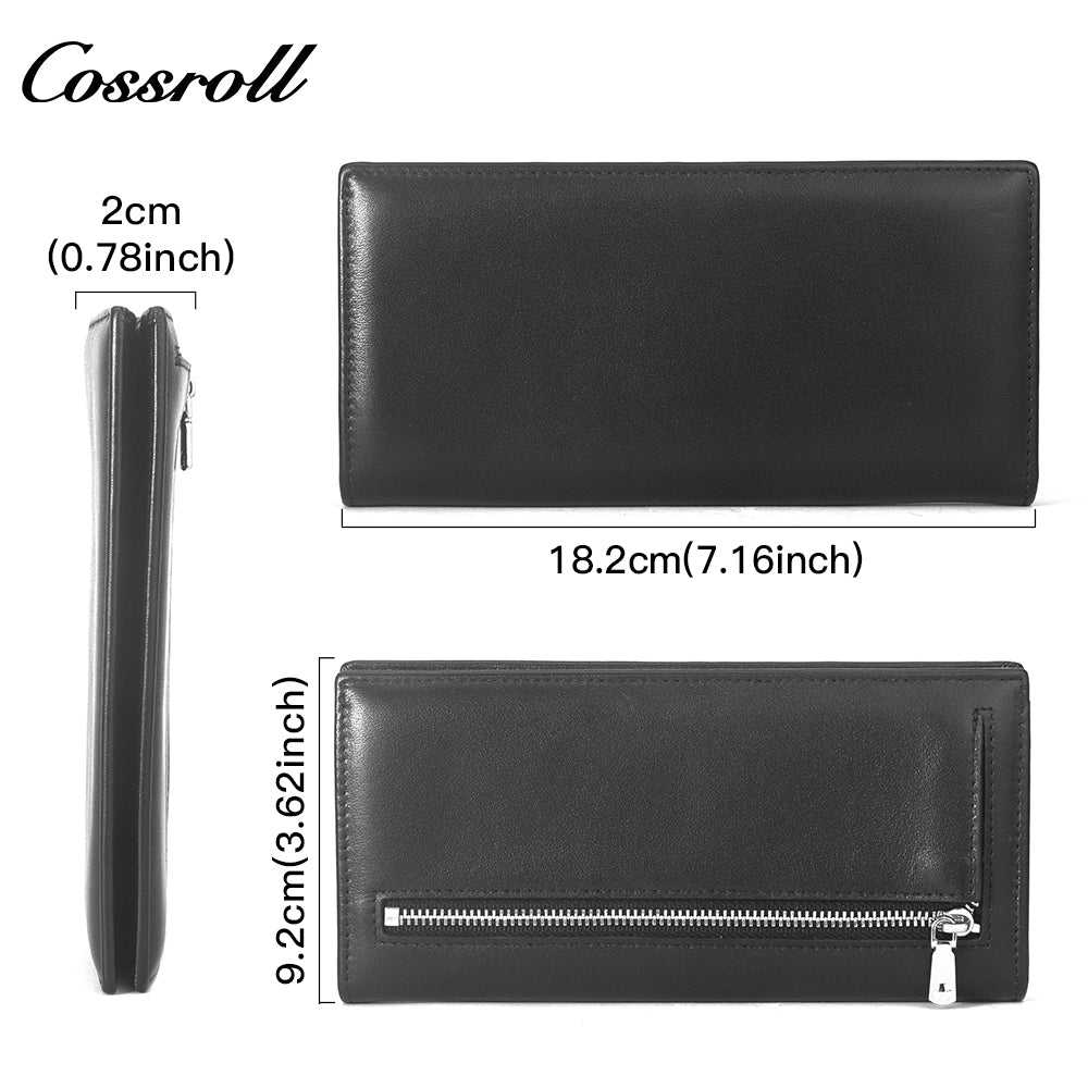 Most Selling Products manufactory for women geniune leather wallet Lychee leather