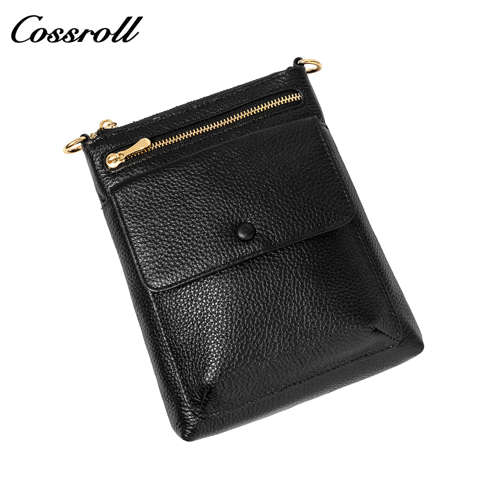 Ageing girl sense magnetic buckle design daily wind shoulder crossbody bag women purse