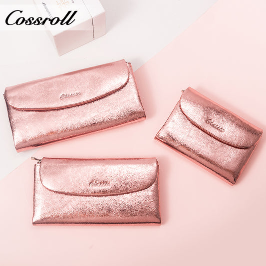 High Quality Custom designer wallets for women pearl pattern