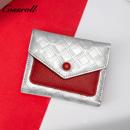 Factory Direct Supply real leather women geniune leather wallet