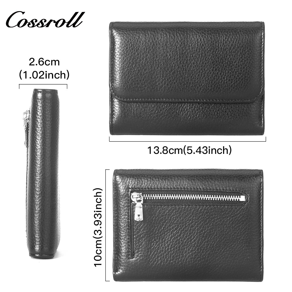 Wholesale High Quality ladies purse geniune leather wallet Lychee leather