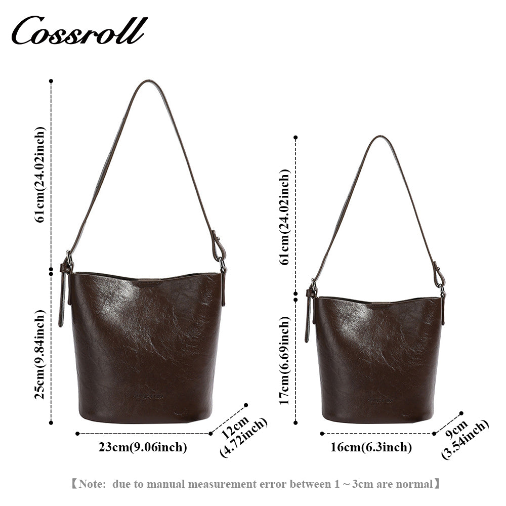 Retro Bucket Bags New Bags Women Underarm Bags Senior Sense Explosion Tote Shoulder Bags Casual Tote Bags