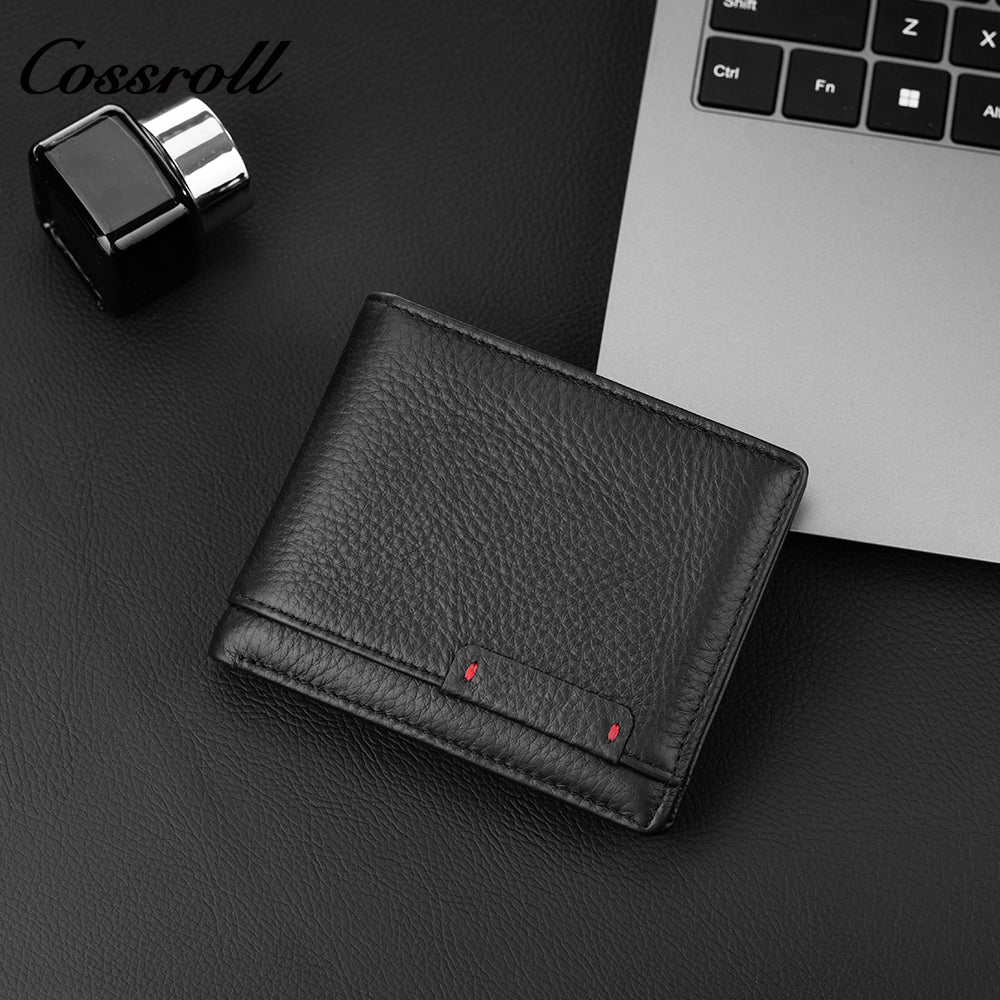 Business Casual Genuine Leather Large Capacity Soft Leather Wallet Multi Card Holder