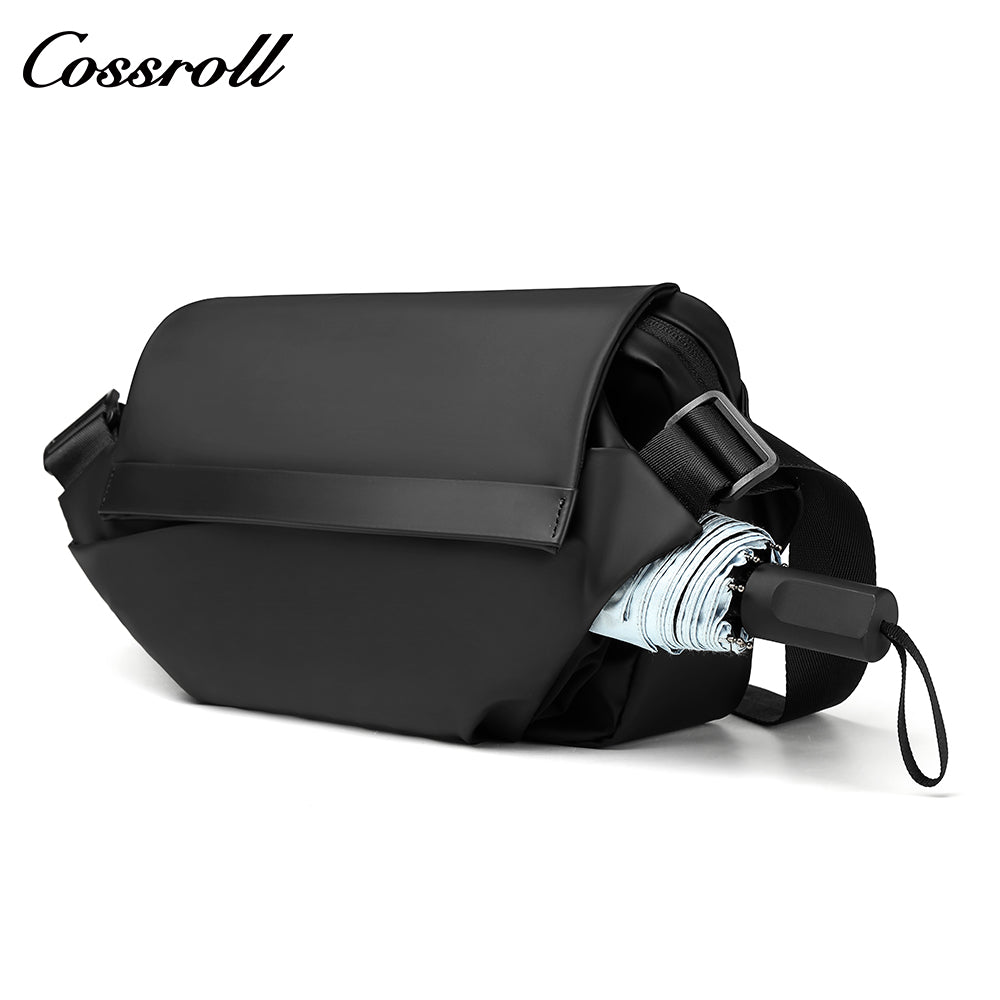 Men's functional crossbody waterproof ipad multifunctional chest bag