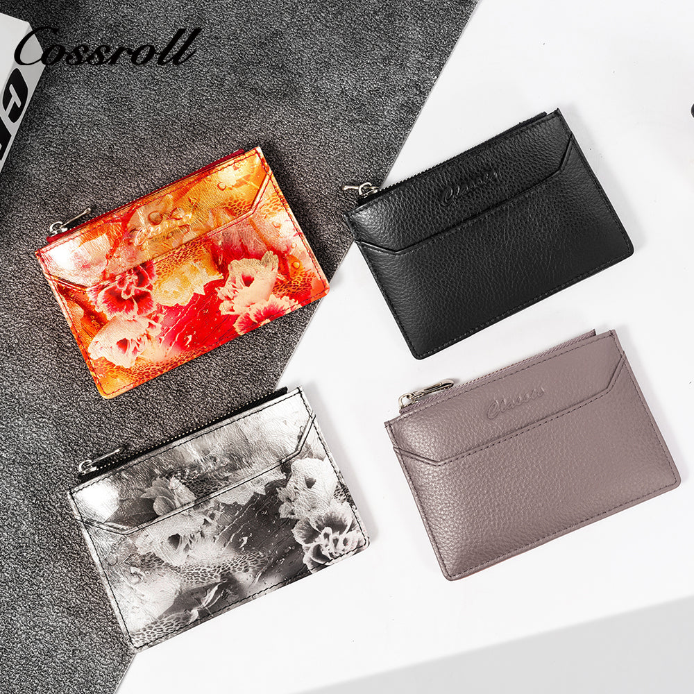 New Women's Wallet Short Wallet Multifunctional Simple Multi Card Position Lychee Pattern Money Clip