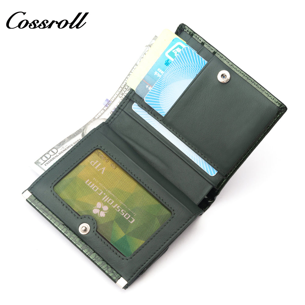 Customized Design ladies designer women wallet geniune leather wallet patent leather
